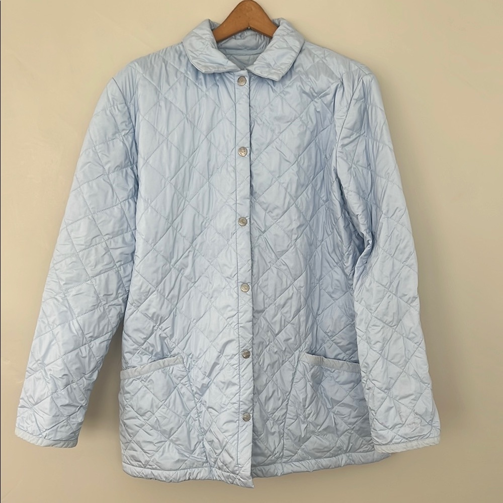 Husky Light Blue Quilted Jacket